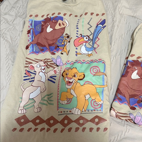Kids Cartoon Print Cream Shirt - Picture 2 of 2